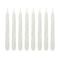 10 Velas Torcida 20 Cm Branca Decoração Casamento Castiçal