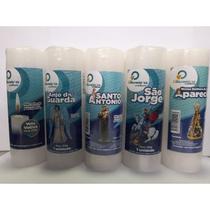 10 Velas Votiva 7 Dias Imagem Oração - 250 g