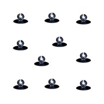 10 Ventosa de Silicone para Mangueira Aquario Fixa Manguera