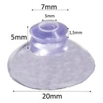 10 Ventosas de 20mm (2cm) De Silicone P/ Vidro Acrílico Pvc 10 Ventosas de 20mm (2cm) De Silicone P/ Vidro Acrílico Pvc