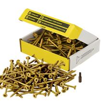 10 x 75 mm Wood Screws Grindy Self-Drilling Deck, pacote com 100