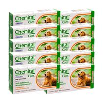 10 x Chemital Cães Vermífugo 4Comp - Chemitec