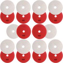 10 X Lixas Discos Grão Liso 4 Pol.100mm Diamantada Granito Mármore KaQi