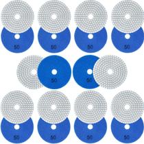 10 X Lixas Discos Grão Liso 4 Pol.100mm Diamantada Granito Mármore KaQi 10 X Lixas Discos Grão Liso 4 Pol.100mm Diamantada Granito Mármore KaQi