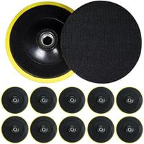 10 x Suporte Prato Disco 4 Polegadas 100mm Politriz Esmerilhadeira Lixadeira M14 KaQi 10 x Suporte Prato Disco 4 Polegadas 100mm Politriz Esmerilhadeira Lixadeira M14 KaQi