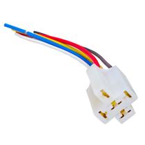 10 X Tomadas Chicote Soquete Conector Plug Porta Relé 2,5mm²