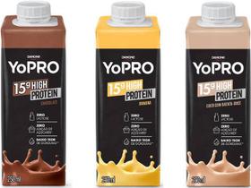 10 Yopro Zero Lactose Danone 250ml 15g Proteina
