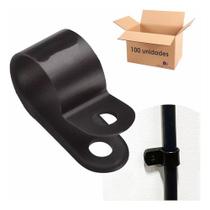 100 Abraçadeira 6,5mm Cinta Plastica Fixador Prendedor Fio