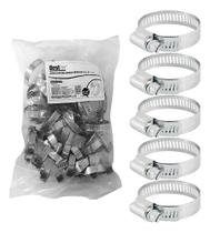 100 Abraçadeira Rosca Sem Fim 1 Polegada 16mm 25mm Bestfer