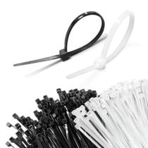100 Abraçadeiras de Nylon 3,5x150mm Branca 100 Abraçadeiras de Nylon 3,5x150mm Branca