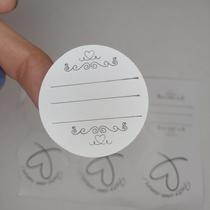 100 Adesivo Linhas para escrita 4 cm Etiquetas Adesivas