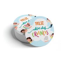 100 Adesivos Dia Das Crianças à Prova D'agua - MOD CR03