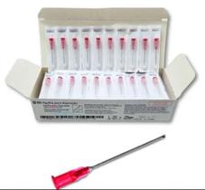 100 Agulha Bd Para Aspiração Hipoder. 1,20x25 18g Vermelha