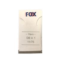 100 Agulhas Maquina Reta Cabo Fino DBx1 Nº9/10/11/12/14/16/18/19/20/21 FOX