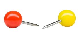 100 Alfinetes Coloridos Mapas Alfinete Quadro Cortiça 6mm 100 Alfinetes Coloridos Mapas Alfinete Quadro Cortiça 6mm