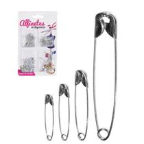 100 Alfinetes de Segurança com 4 Tamanhos Diferentes Premium