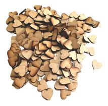 100 Apliques Coração Em Mdf Cru 3 X 3 Cm 100 Apliques Coração Em Mdf Cru 3 X 3 Cm