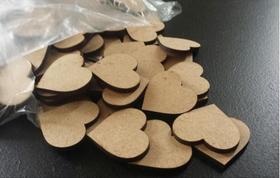 100 Apliques Coração Pequeno 2x2cm Mdf Cru Artesanatos Festa 100 Apliques Coração Pequeno 2x2cm Mdf Cru Artesanatos Festa