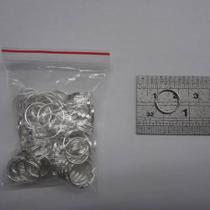 100 Argolinhas para chaveiro 12mm Melhor preço