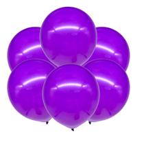 100 Balão Bexigas N9" Decoração Violeta Mais cor e brilho