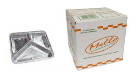 100 Bandeja Alumínio 3 Divisória Em Y 900Ml Marmitinha (1Cx) 100 Bandeja Alumínio 3 Divisória Em Y 900Ml Marmitinha (1Cx)