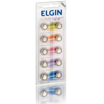 100 Baterias Cartela Blister Alcalina Elgin Lr44 Lr1154 1.5v Ag13 Energy 100 Baterias Cartela Blister Alcalina Elgin Lr44 Lr1154 1.5v Ag13 Energy