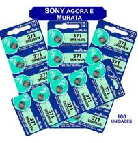 100 Baterias Sony 371 Sr920sw 1.55v Relógio Original 100 Baterias Sony 371 Sr920sw 1.55v Relógio Original