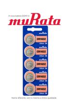 100 Baterias Sony Murata CR1632 DL1632 ECR1632 Célula de Moeda de Lítio 3V