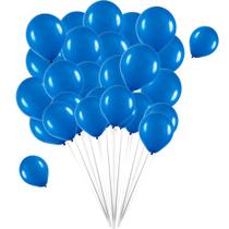 100 Bexigas Balão n9 AZUL Decoração Festa mais brilho 100 Bexigas Balão n9 AZUL Decoração Festa mais brilho