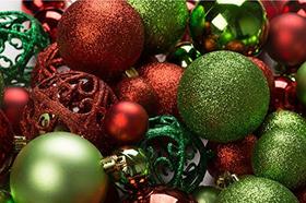 100 bolas de enfeite de Natal vermelho e verde à prova de quebra + 100 ganchos de enfeite de metal, enfeites suspensos para a árvore de Natal interior / exterior, festa de férias, decoração de casa - R N' D Toys