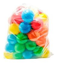 100 Bolinhas de Piscina Coloridas 76mm - Atóxicas, Resistentes e Anti-quebra