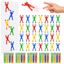 100 Brinquedos Barato Sticky Toy Bonecos Que Desce Na Parede e Vidro Lembrancinha
