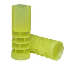 100 Buchas plásticas amarelas 24g para recarga cart plástico cal 20