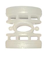 100 Buchas plásticas brancas para enchimento com Balote, SG, MG para tubo de metal tamanho 12 100 Buchas plásticas brancas para enchimento com Balote, SG, MG para tubo de metal tamanho 12