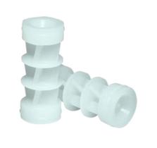 100 Buchas plásticas transparentes para enchimento com Balote, SG, MG cartucho de metal tamanho 36