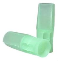 100 Buchas plásticas verde 24g para enchimento cartucho plástico tamanho 24 e metal 28