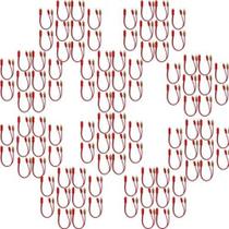 100 Cabos Y Rca 2 Macho 1 Femea Cristal Matte Vermelho 100 Cabos Y Rca 2 Macho 1 Femea Cristal Matte Vermelho