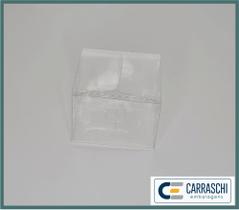 100 Caixas Acetato 5x5x3,5cm Para 1 Doce ou Sabonetes Artesanal - Carraschi Embalagens