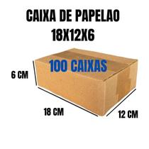 100 Caixas de Papelão 18x12x6 para E-commerce sedex pac 100 Caixas de Papelão 18x12x6 para E-commerce sedex pac