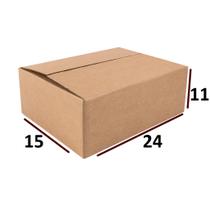 100 Caixas de Papelão 24 x 15 x 11 para Envios Correios Sedex E-commerce