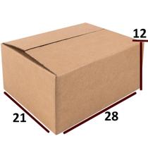 100 Caixas de Papelão 28 x 21 x 12 para Envios Correios Sedex E-commerce 100 Caixas de Papelão 28 x 21 x 12 para Envios Correios Sedex E-commerce