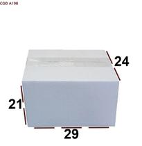 100 Caixas De Papelão Branco 29 x 21 x 24 para Envio Correios Sedex Transporte de Encomendas - RP CAIXAS