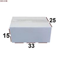 100 Caixas de Papelão Branco 33 x 25 x 15 para Envio Correio Sedex Transporte - RP CAIXAS