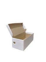 100 Caixas de Papelão Para Sapato Branca 28x12x9,5cm - Eco Box
