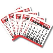 100 calendários 5x5cm 2026 DESTACADOS 100 calendários 5x5cm 2026 DESTACADOS