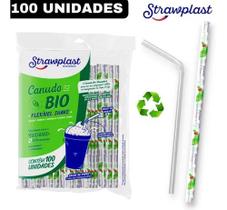 100 Canudos Flexíveis Milkshakes Vitaminas Açai Strawplast 100 Canudos Flexíveis Milkshakes Vitaminas Açai Strawplast