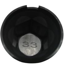 100 Capa de porca de roda 33mm BLACK carreta/caminhoes 100 pç
