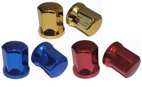 100 Capa De Porca Sextavada Metalizada Cores Roda 32/33mm 100 Capa De Porca Sextavada Metalizada Cores Roda 32/33mm