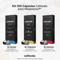 100 Cápsulas Café Cafezale Compatíveis Nespresso
