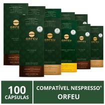 100 Cápsulas Café Orfeu Para Nespresso